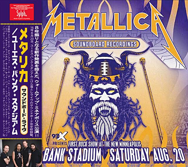 METALLICA - U.S. BANK STADIUM 2016(2CDR)