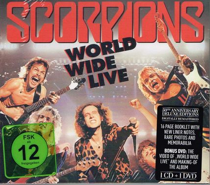 SCORPIONS / World Wide Live (CD/DVD digi/2015 reissue)