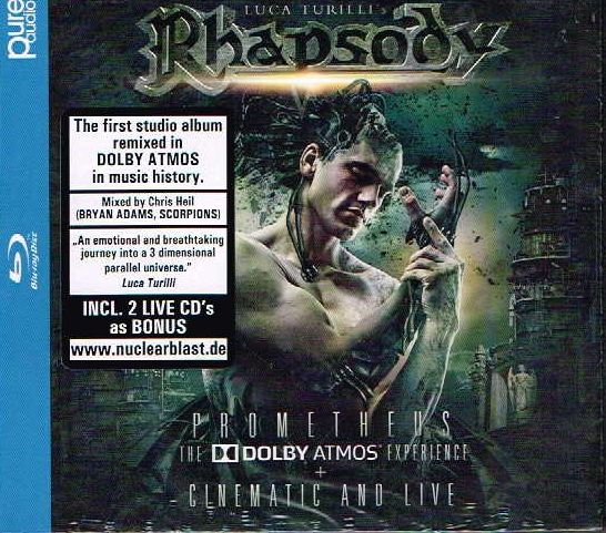 LUCA TURILLI'S RHAPSODY / Prometheus + Cinematic and Live (2CD +Blu-ray)