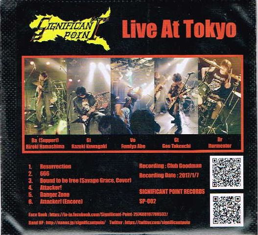 SIGNIFICANT POINT / Live at Tokyo