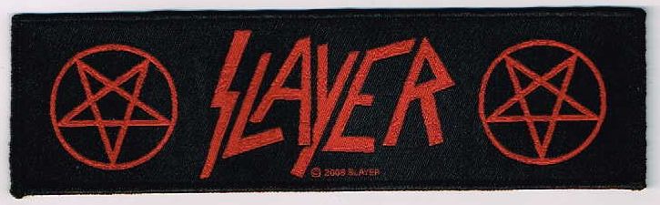 SLAYER / logo and pentagram (SS)