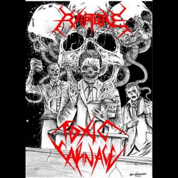 TOXIC CARNAGE/RAPTURE / Preachers of the Fallen Fate (split TAPE)