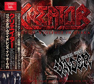 KREATOR /special guest VADER - GODS OF VIOLENCE IN OSAKA(2CDR)