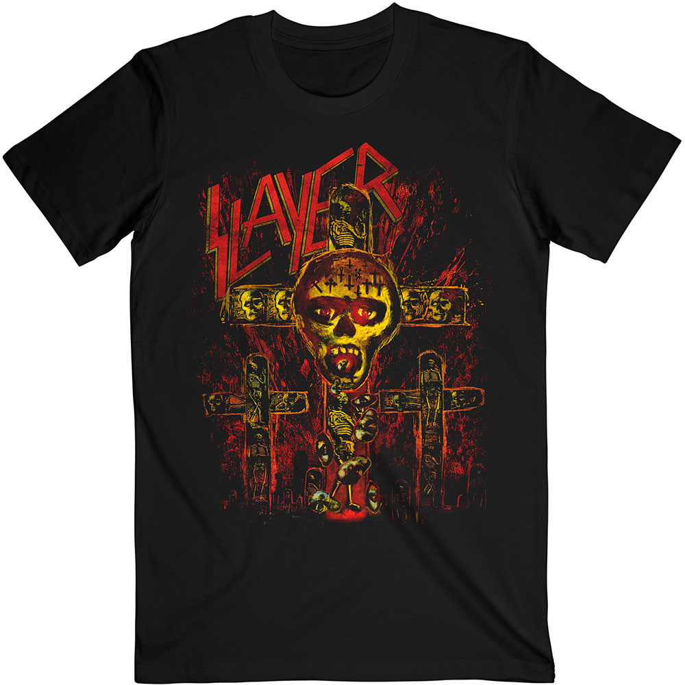 SLAYER / Seasons in the Abyss CROSS T-SHIRT (M)