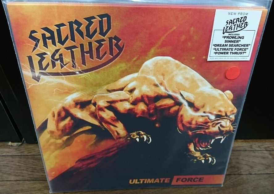 SACRED LEATHER / Ultimate Force (LP/RED VINYL)