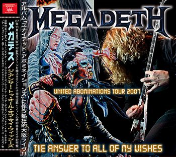 MEGADETH - THE ANSWER TO ALL OF MY WISHES (2CDR+1DVDR)