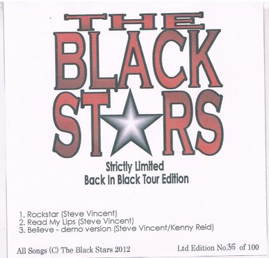 THE BLACK STARS / Back in Black Tour Edition (100limited) PARADISE ALLEY !!