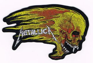 METALLICA / Flaming Skull SHAPED (SP)