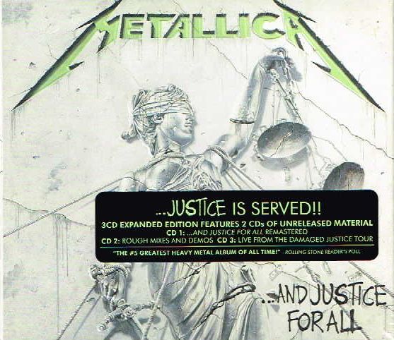 METALLICA / Justice For All (3CD digi/2018 reissue)