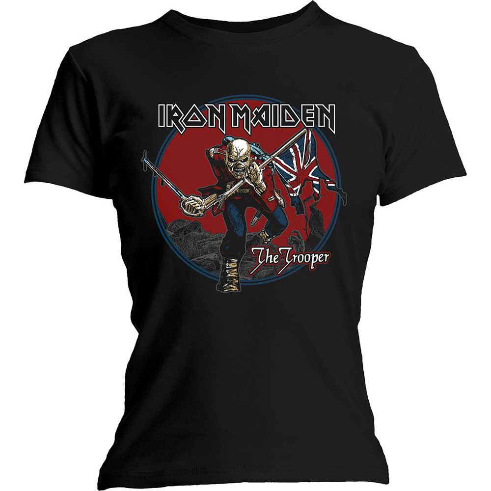 IRON MAIDEN / Trooper Ladies T-SHIRT (M)