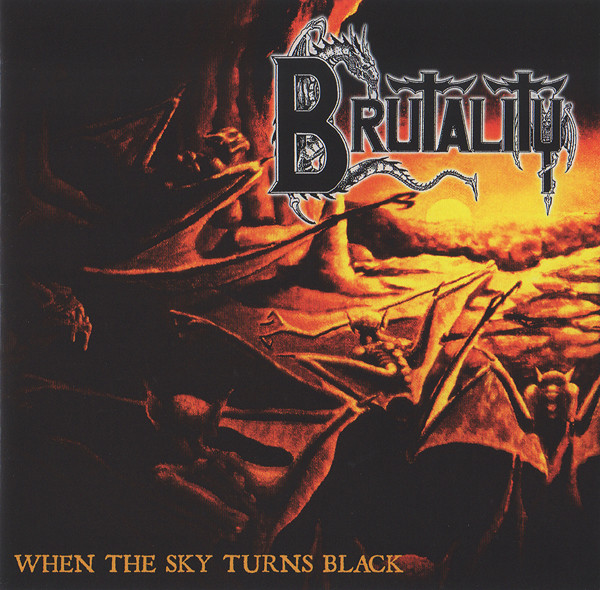 BRUTALITY / When The Sky Turns Black (slip)