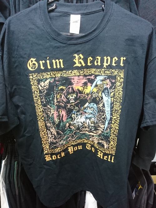 GRIM REAPER / Rock You to Hell (T-SHIRT/XL)