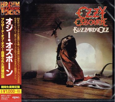 OZZY OSBOURNE / Blizzard of Ozz (Ձj HR/HM Legend 1000