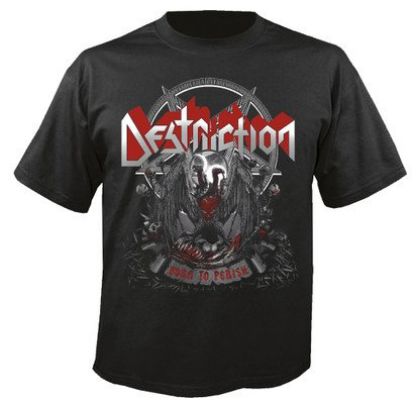 DESTRUCTION / Born to perish T-SHIRT (M)