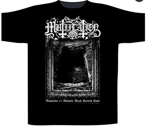 MUTIILATION /  Remains Of A Dead Cursed Soul T-SHIRT (M)