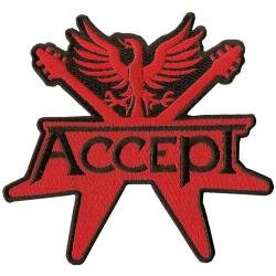 ACCEPT / Logo Twin Guitar SHAPED (SP)