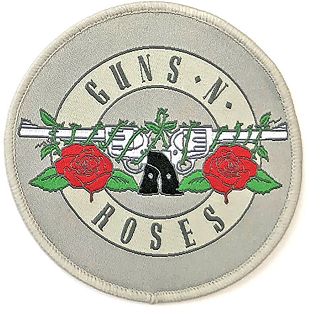 GUNS N' ROSES / Logo gun silver CIRCLE (SP)