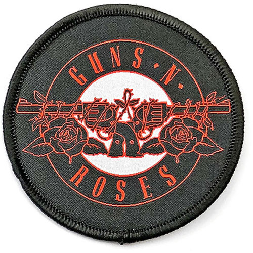 GUNS N' ROSES / Logo gun Black CIRCLE (SP)