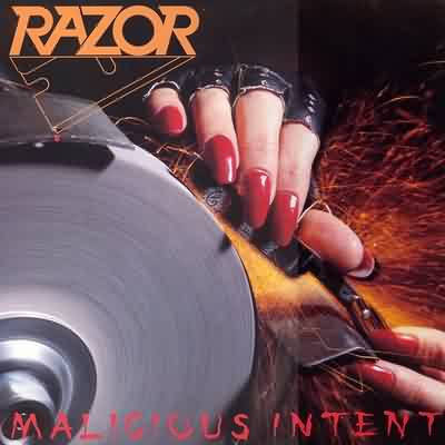 RAZOR / Malicious Intent (2019 reissue/slip)