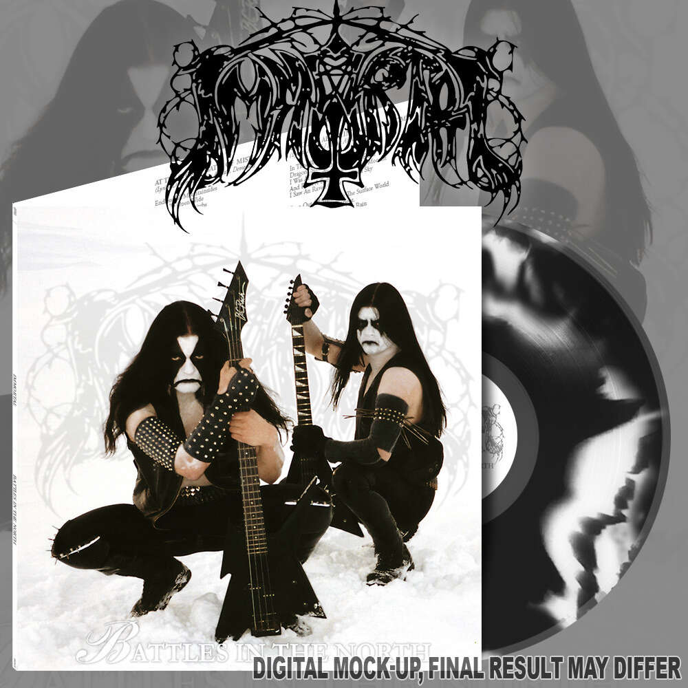 IMMORTAL / Battles In The North (LP/White/Black Vinyl)