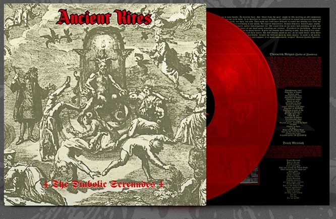  ANCIENT RITES / The Diabolic Serenades  (LP/Red Vinyl)