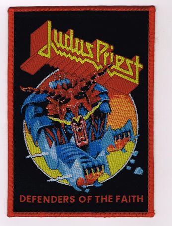 JUDAS PRIEST / Deffenders of the Faith RED border (SP)