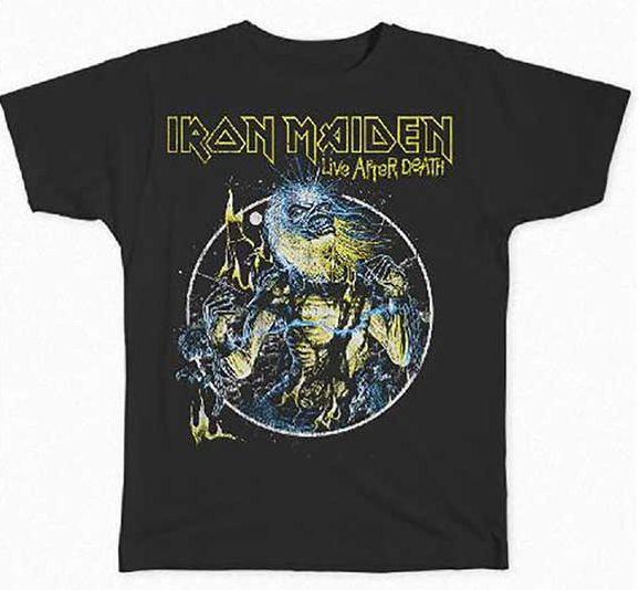 IRON MAIDEN / Life after Death Circle T-SHIRT (M)