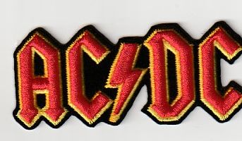 AC/DC / Logo Shaped Embroided (SP)