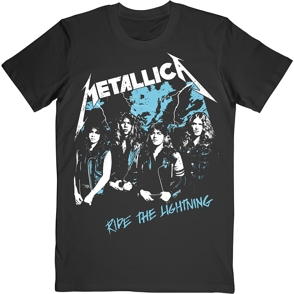 METALLICA / VINTAGE RIDE THE LIGHTNING T-SHIRT  (L)