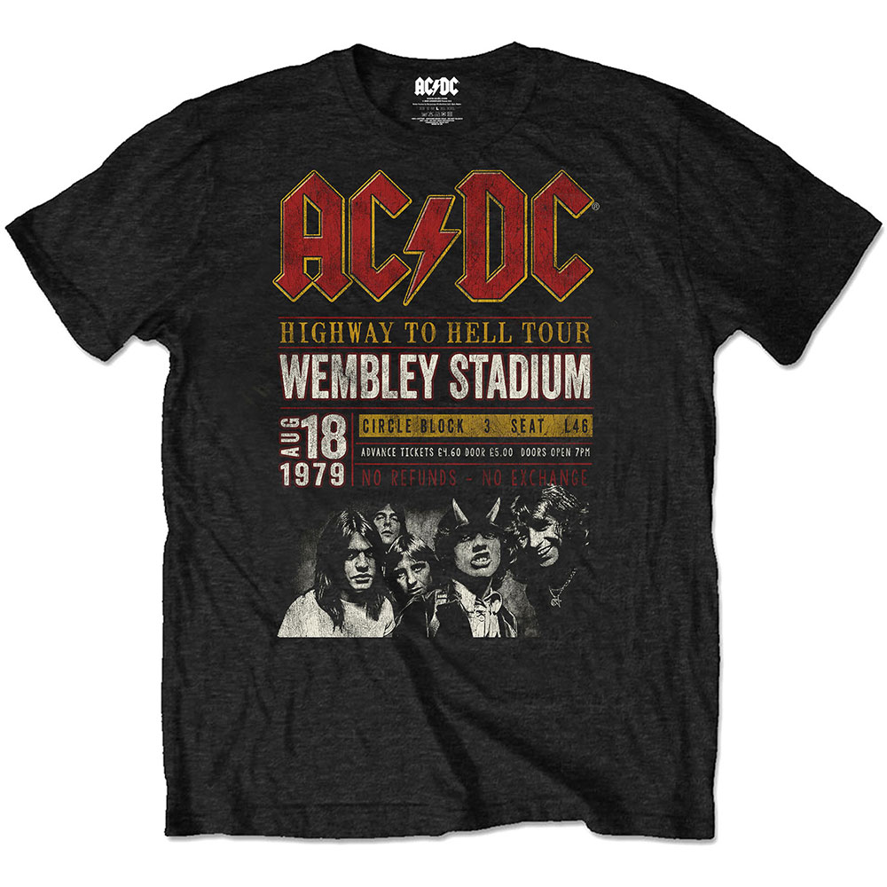 AC/DC / Highway to Hell Wembley Stadium T-SHIRT (M)