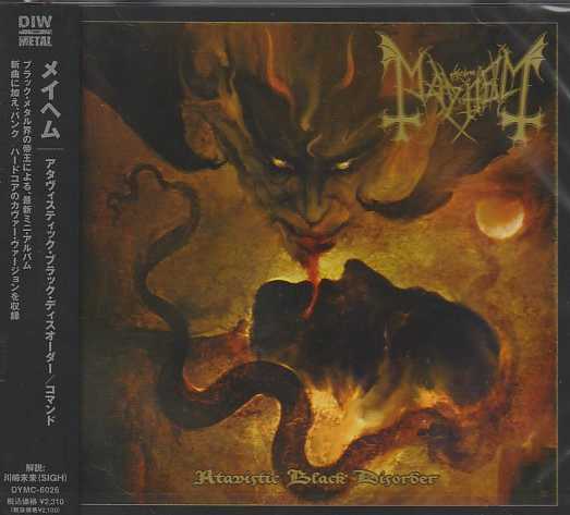 MAYHEM / Atavistic Black Disorder / Kommando (Ձj