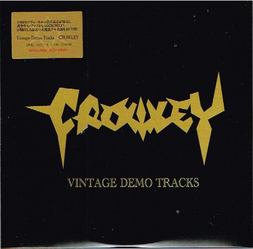 CROWLEY / Vintage Demo Tracks （PaperSleeve/CD）