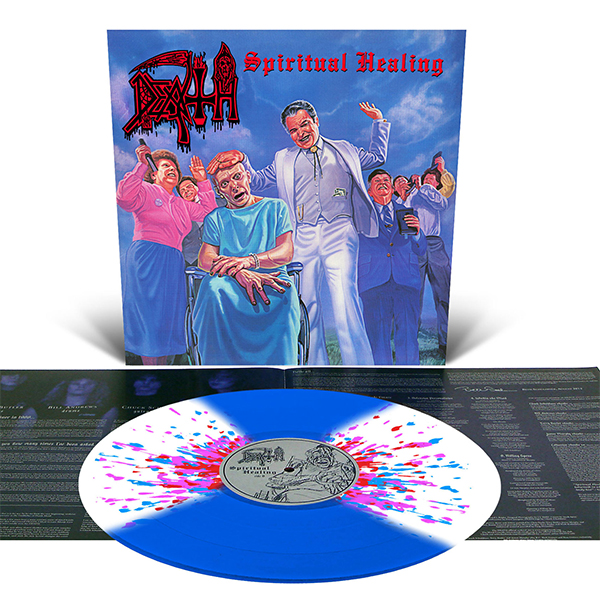 DEATH / Spiritual Healing (Blue White  Splatter LP)  