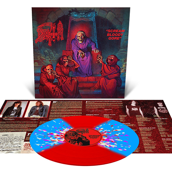 DEATH / Scream Bloody Gore ( Red, Blue Splatter LP)  