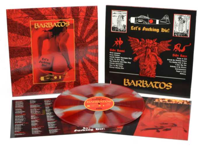 BARBATOS / Let's Fucking Die (RED GREY LP) LPII