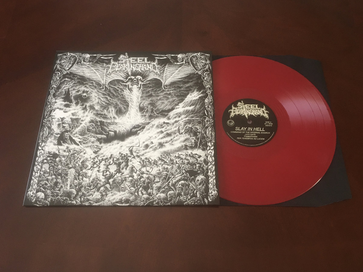 STEEL BEARING HAND / Slay In Hell (̓XbVIjiLP/Red vinylj