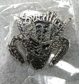 SACRIFICE / Crest of Blac METAL PIN