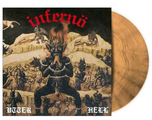 INFERNO / Utter Hell (LP/Gold Black marble vinyl)