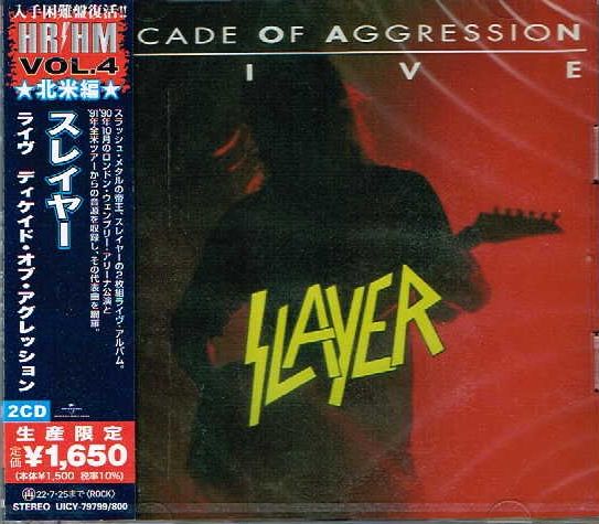 SLAYER / Decade of Aggression (2CD/国内盤）