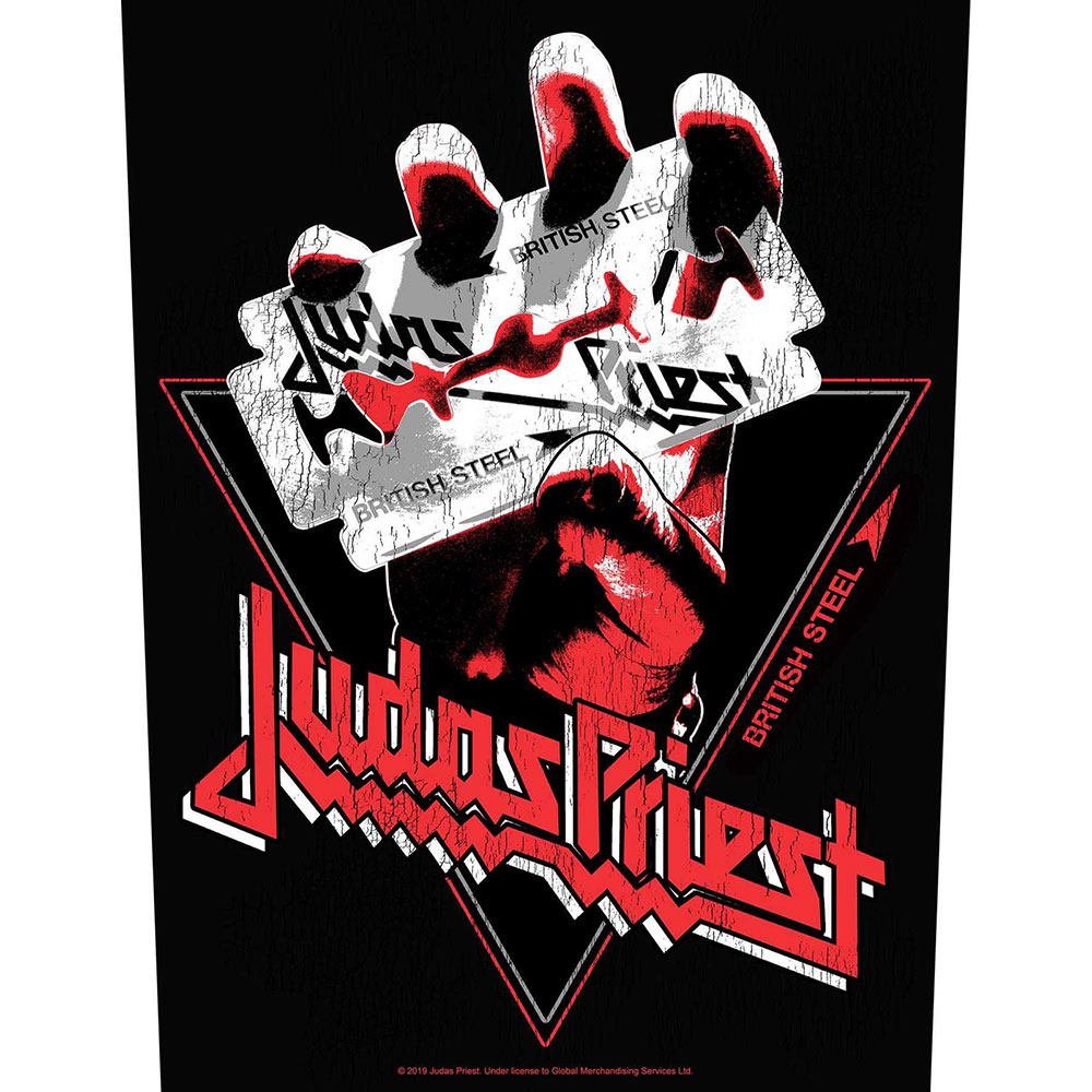 JUDAS PRIEST / British Steel + red logo (BP)