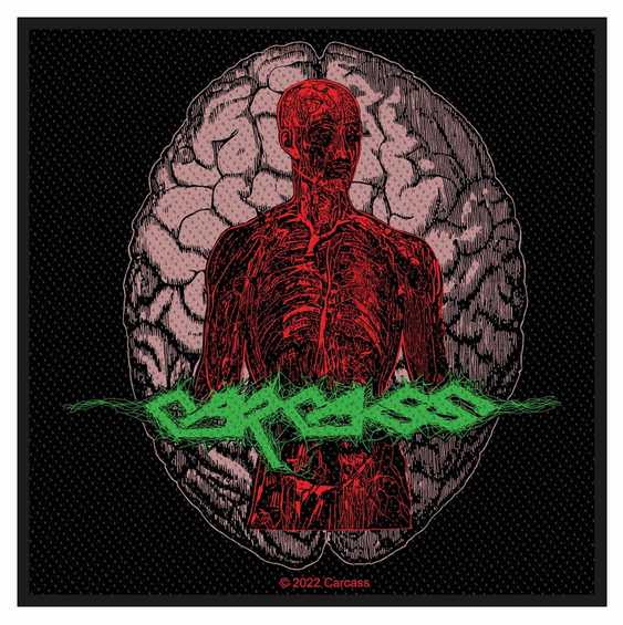 CARCASS / brain and green logo (SP)