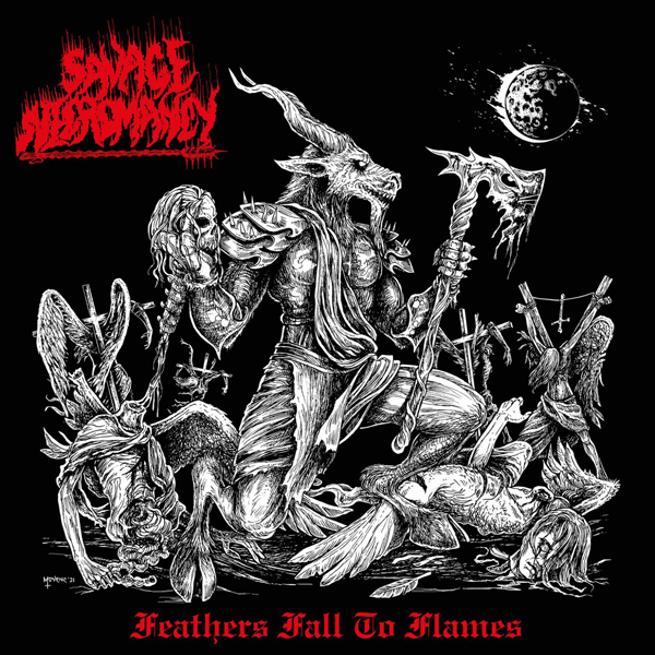 SAVAGE NECROMANCY / Feathers Fall to Flames (2022 reissue)
