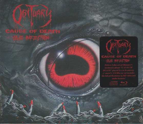 OBITUARY / Cause Of Death - Live Infection (CD+Bluray/slip)