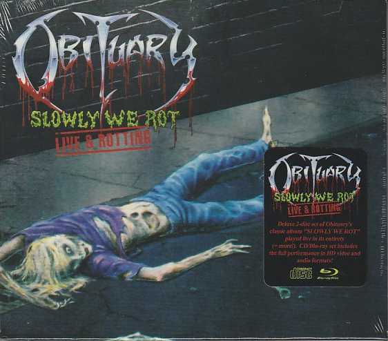 OBITUARY / Slowley We Rot - Live Infection (CD+Bluray/slip)