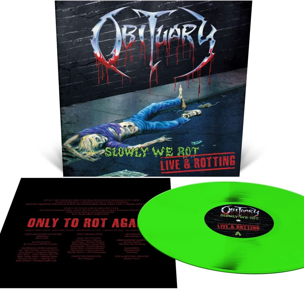 OBITUARY / Cause Of Death - Live Infection (LP/Green vinyl)