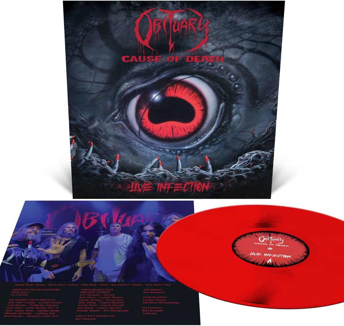 OBITUARY / Cause Of Death - Live Infection@(LP/Red vinyl)