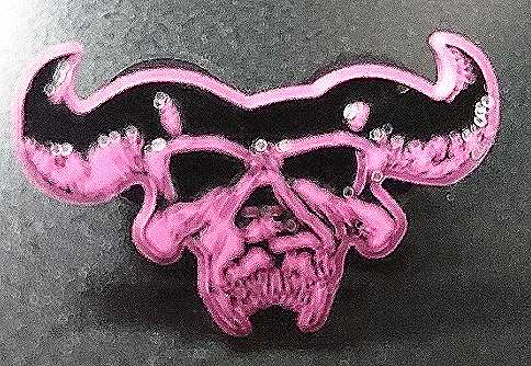 DANZIG / Skull PIN (PINK)