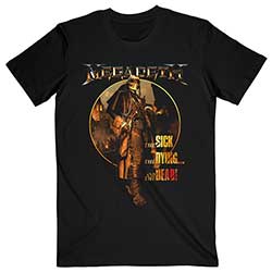 MEGADETH / The SickC The Dying c And the Dead Circle Album Art T-SHIRT