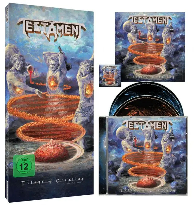 TESTAMENT / Titans of creation (Video Album) - CD+BluRay@iXebJ[+obatj