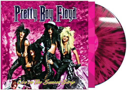 PRETTY BOY FLOYD / Live On The Sunset Strip (LP/ Pink/ black Splatter)